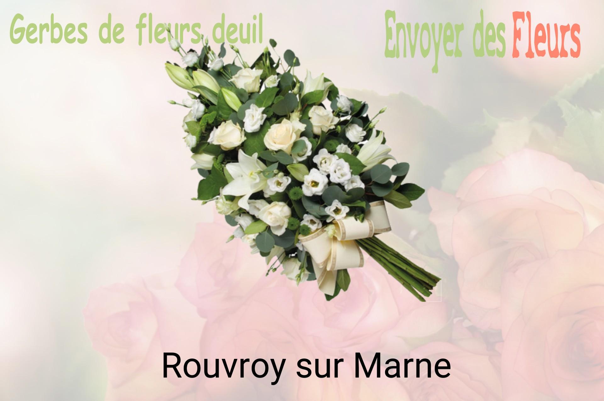 Gerbe de fleurs de deuil livrée à Rouvroy-sur-Marne